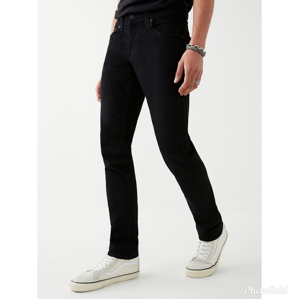 True religion men's Rocco flap relaxed skinny jeans - Picture 3 of 8